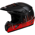 Mx 46 Frequency Off Road Helmet Matte Black/Red Xl