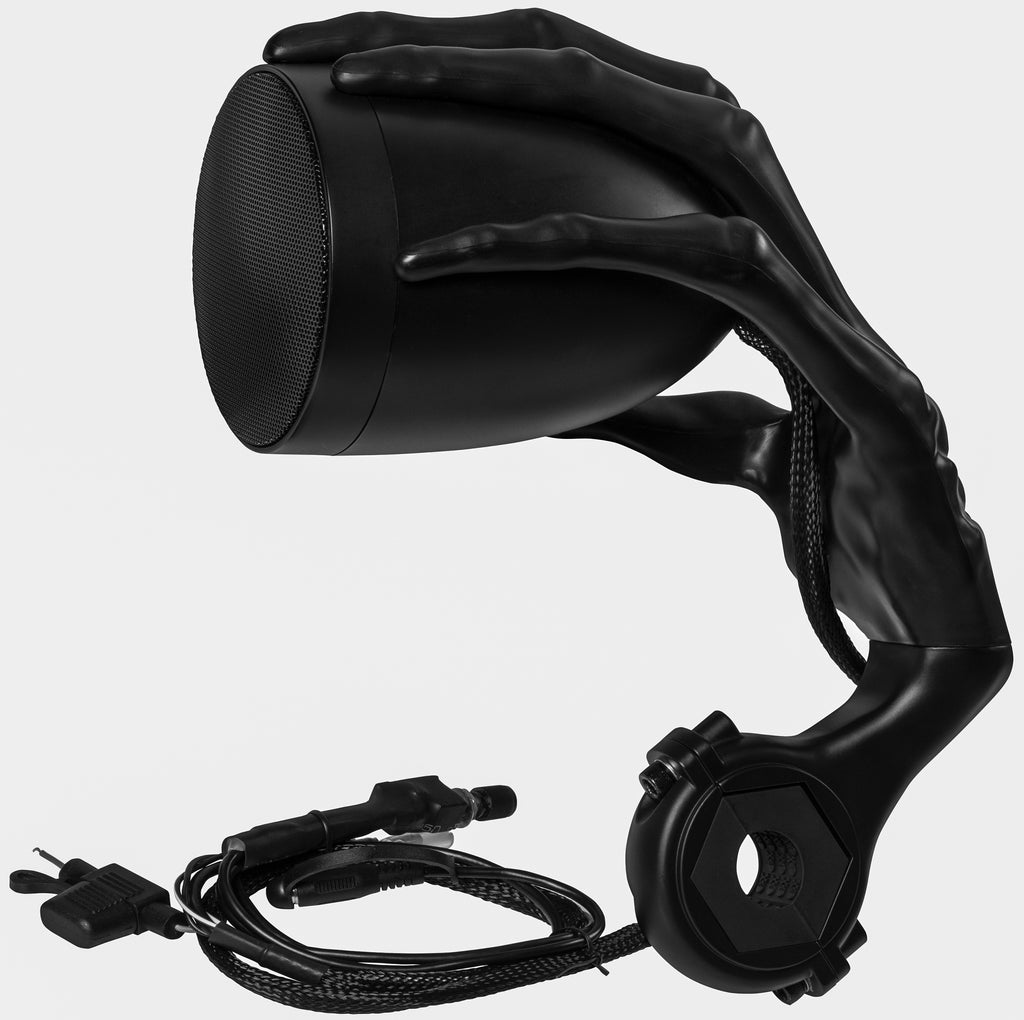 Skull Hands 600w Black 3" Bar Mount Bt