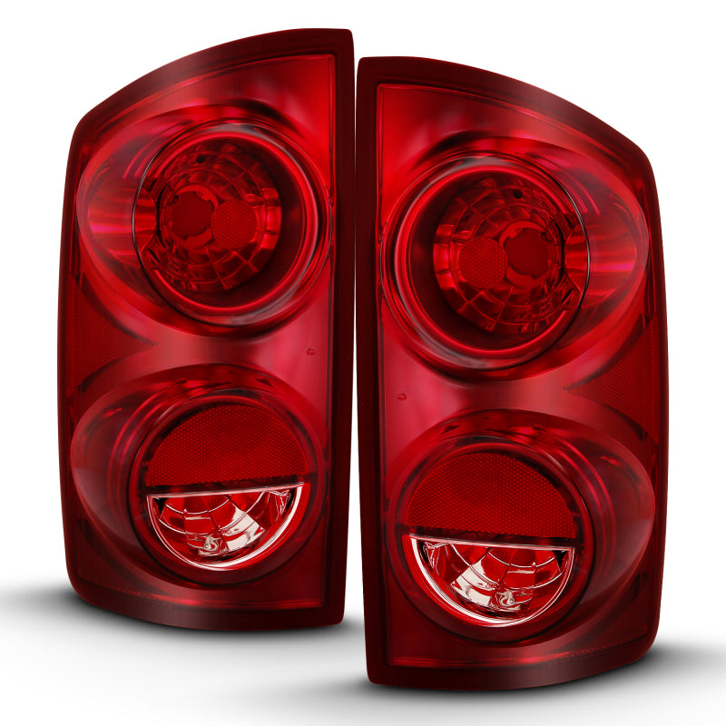 ANZO 2007-2009 Dodge Ram 1500 Tail Light Red Lens (OE)