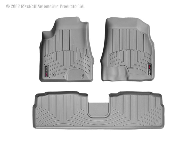 WeatherTech 06-07 Toyota Highlander Front and Rear Floorliners - Grey