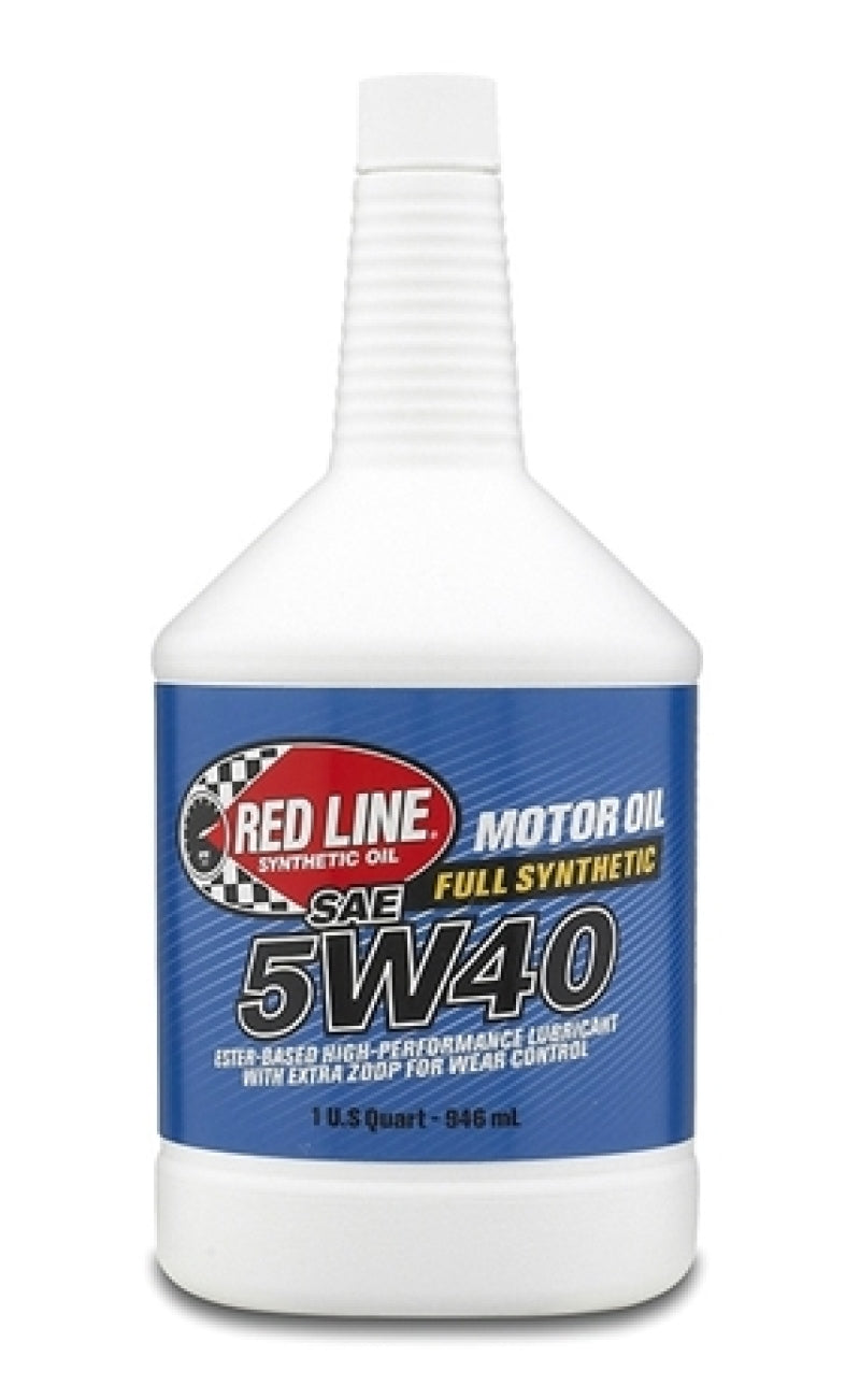 Red Line 5W40 Motor Oil Quart - Case of 12