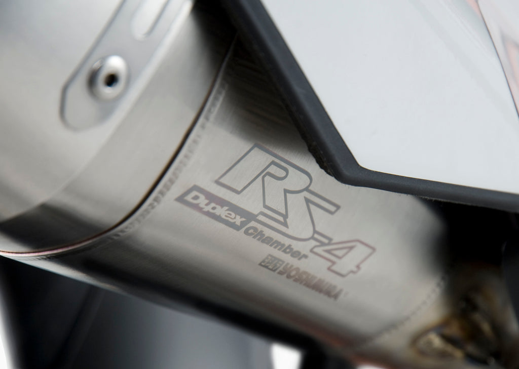 Rs 4 Header/Canister/End Cap Exhaust Slip On Ss Al Cf