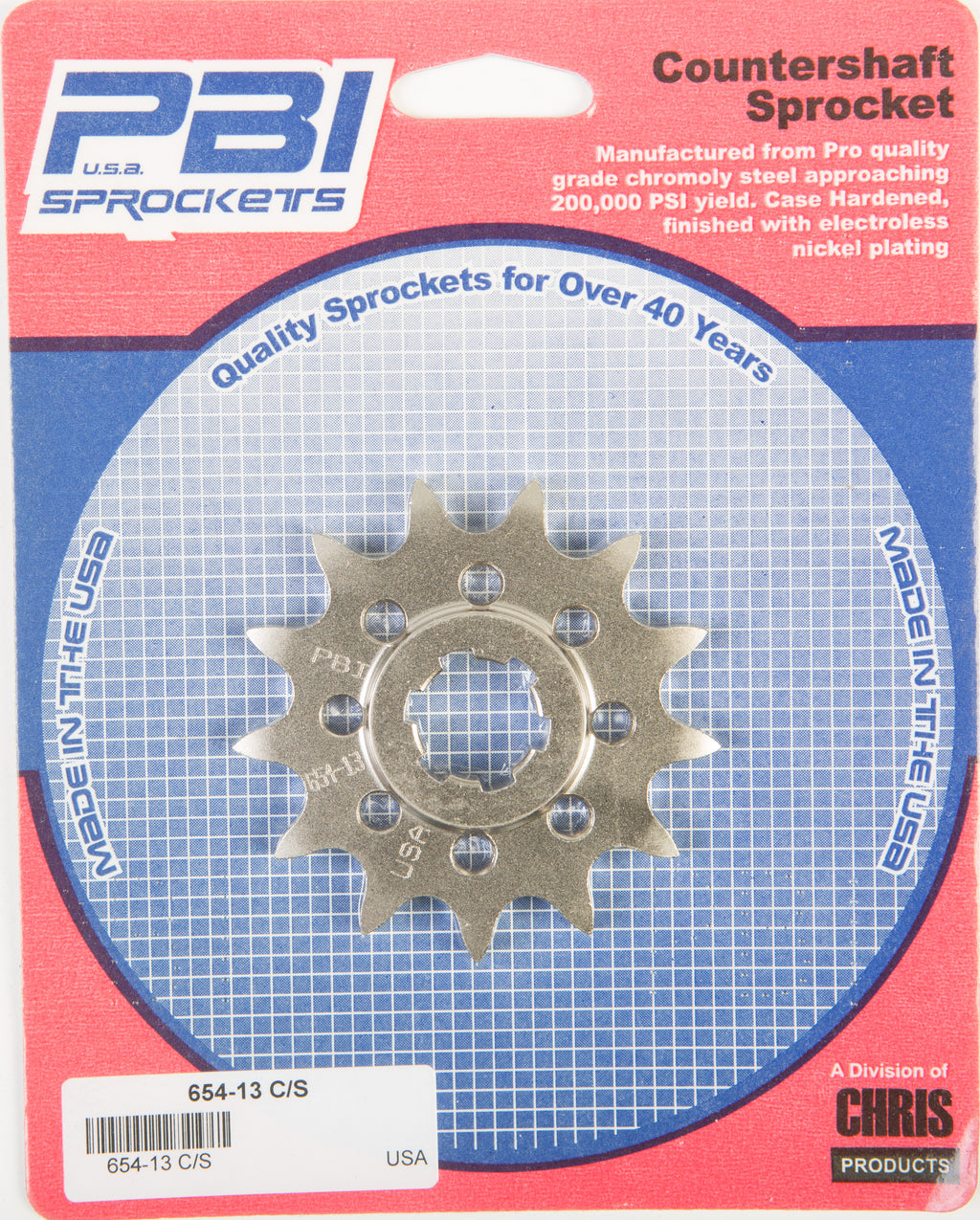 Front Cs Sprocket Steel 13t 520 Suz/Yam