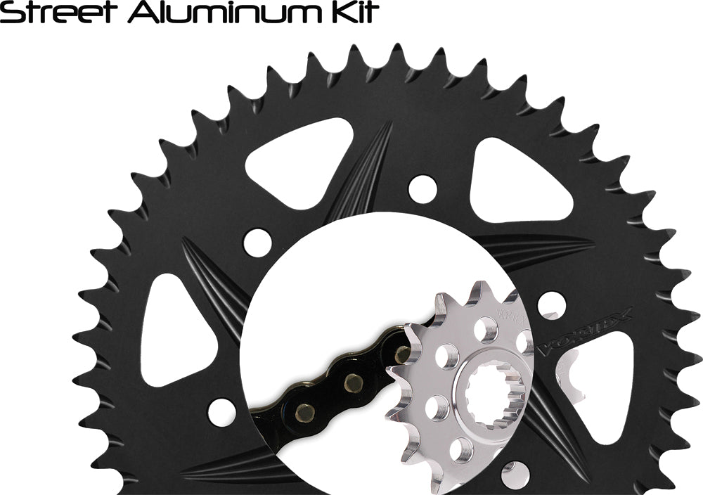 Sprocket/Chain Kit Stl/Alu 16/39t Blk Rx3 520 114l Blk