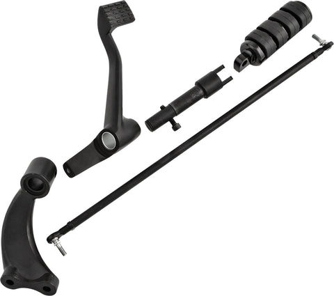 Forward Control Kit Xl 04 13 Blk W/Rubber Band Pegs