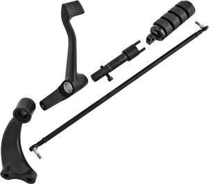 Forward Control Kit Xl 04 13 Blk W/Rubber Band Pegs