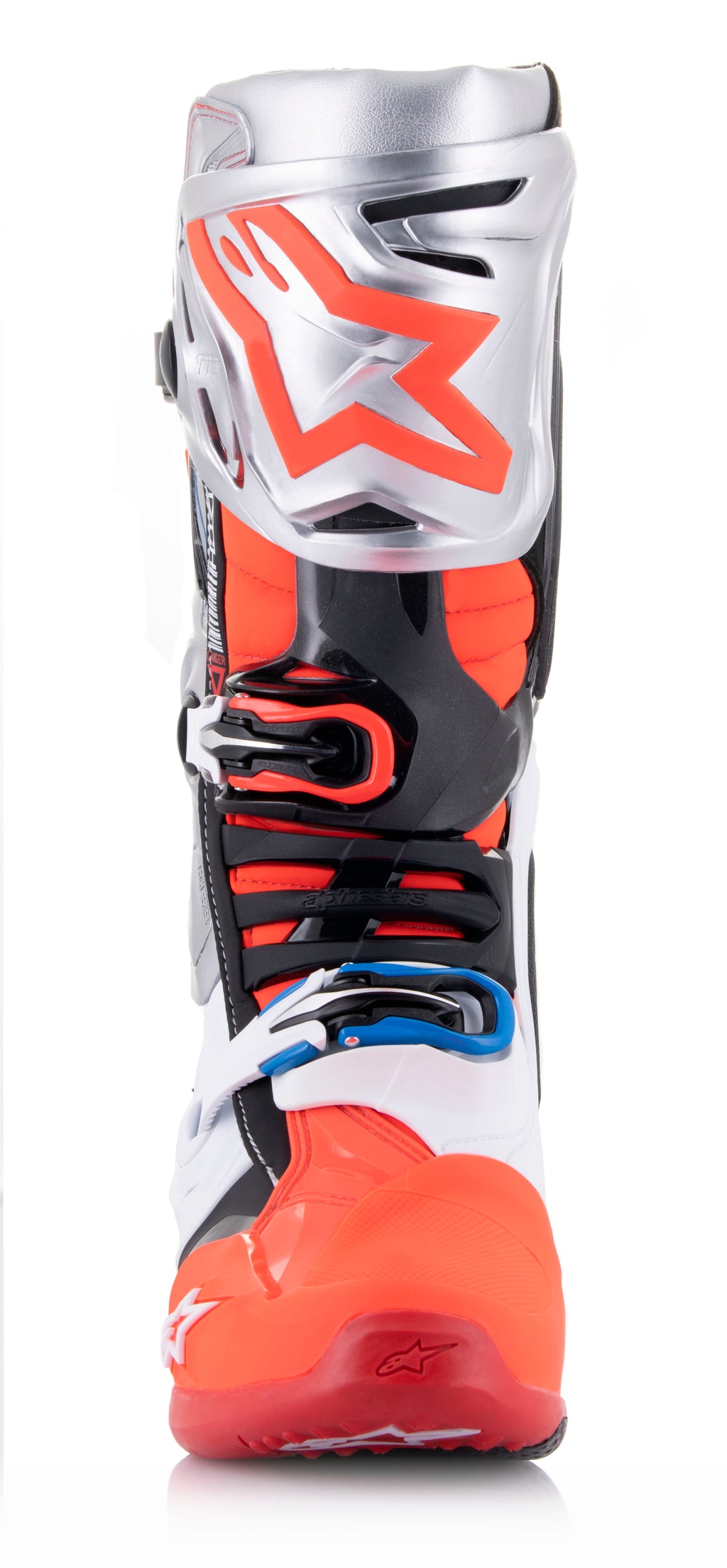 Tech 10 Le Vision 23 Boots Black/White/Silver/Red Fluo 12