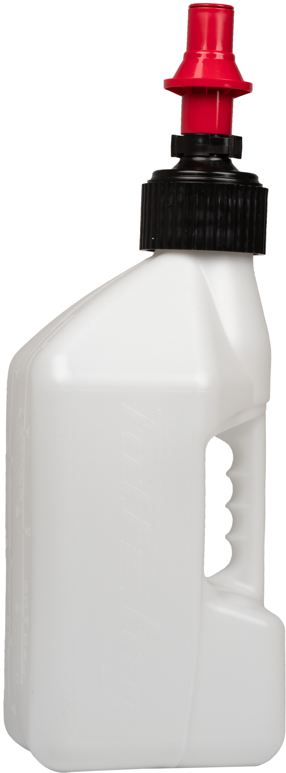 Utility Container White W/Red Cap 2.7gal