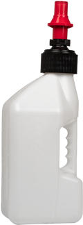Utility Container White W/Red Cap 2.7gal