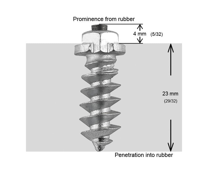 1" 25mm Shoulder Screw Studs Qty 100
