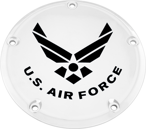7  M8 Flt/Flh Derby Cover Air Force Chrome