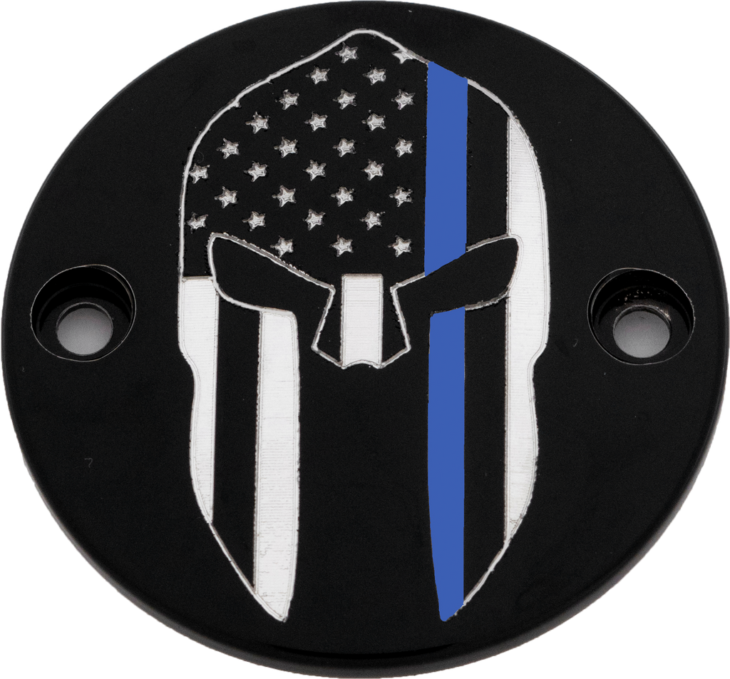 M8 Timer Cover Sparta Blue Line Black