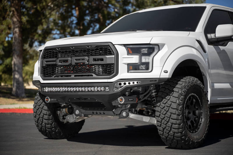 Addictive Desert Designs 17-20 Ford F-150 Raptor Rock Fighter Frame Cut Front Bumper