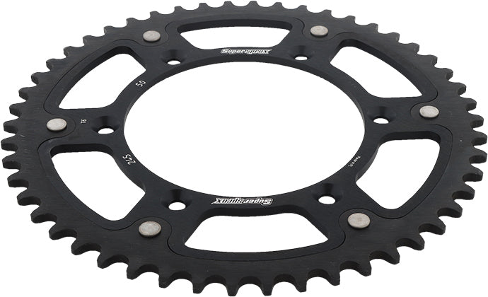 Rear Stealth Sprocket Alu/Stl 50t 520 Blk Yam