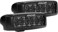 Rigid Industries SR-Q Series PRO Midnight Edition - Spot - Diffused - Pair