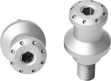 Swingarm Spools Hi Tech 8mm Silver 2/Pk