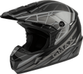 Youth Mx 46y Off Road Mega Helmet Matte Black/Grey Ys