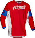 Yth Kinetic Mesh Khaos Jersey Red/White/Blue Yx