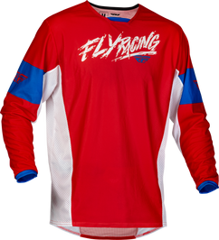 Yth Kinetic Mesh Khaos Jersey Red/White/Blue Ym