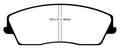 EBC 05-09 Chrysler 300 2.7 Yellowstuff Front Brake Pads