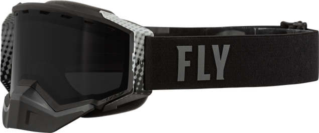 Zone Pro Snow Goggle Blk/Grey W/ Black/Polarized Smoke Lens