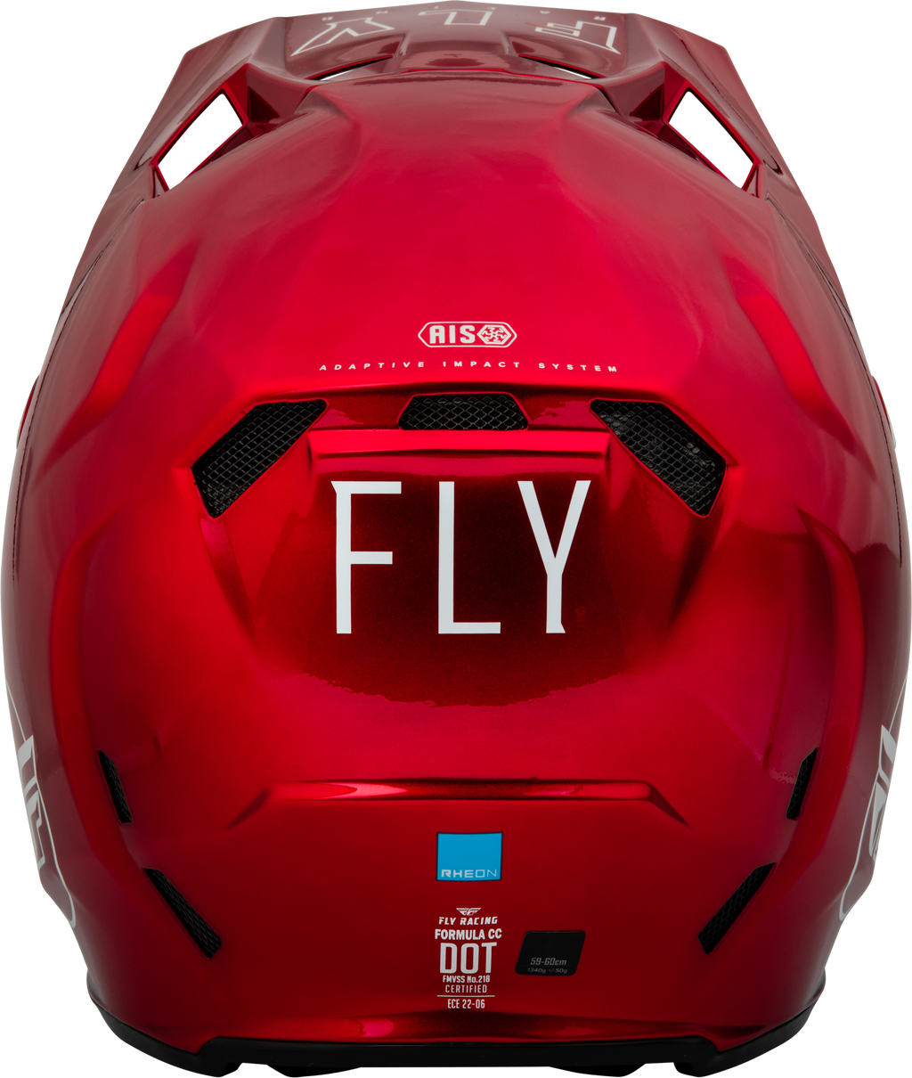 Formula Cc Centrum Helmet Metallic Red/White Sm