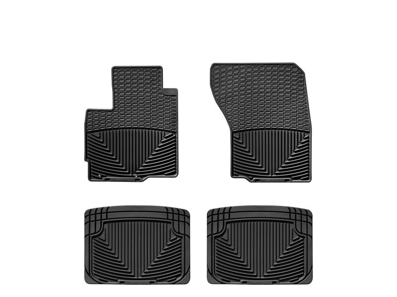 WeatherTech 07-11 Mitsubishi Outlander Front and Rear Rubber Mats - Black