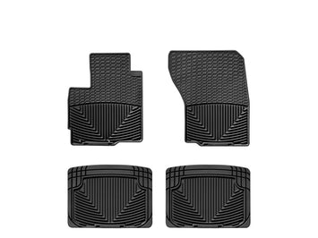 WeatherTech 07-11 Mitsubishi Outlander Front and Rear Rubber Mats - Black