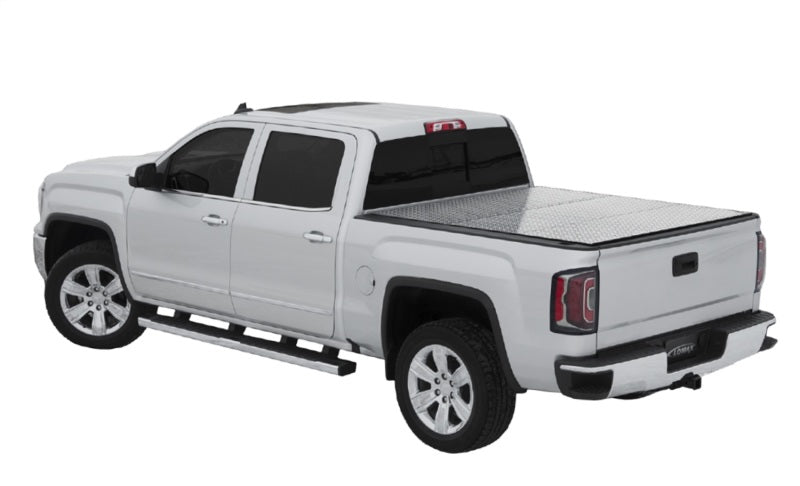 Access LOMAX Tri-Fold Cover 2020+ Chevy/GMC Full Size 2500 3500 6ft 8in Standard Bed - Diamond Plate