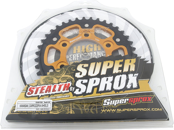 Rear Stealth Sprocket Alu/Stl 39t 525 Gld Kaw