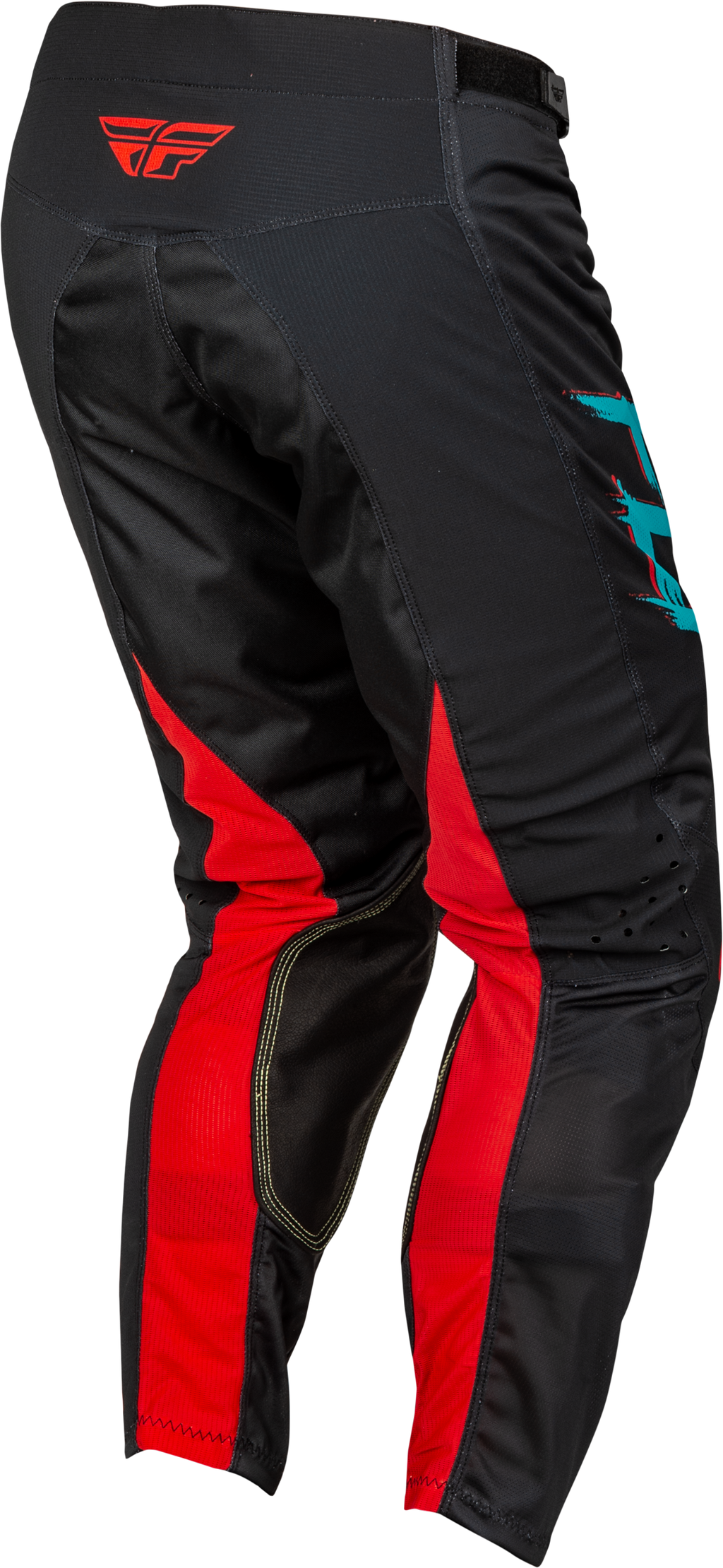 Kinetic Mesh Rave Pants Red/Black/Mint Sz 38