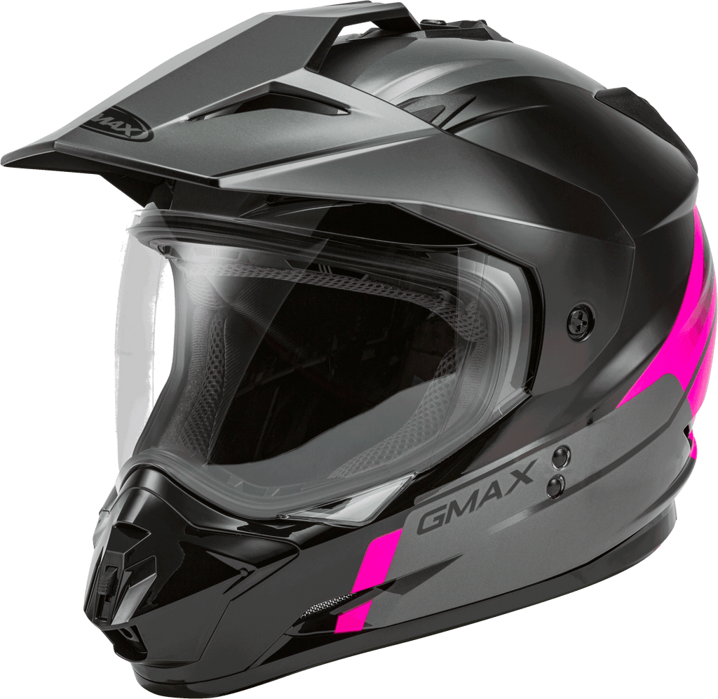 Gm 11 Dual Sport Scud Helmet Black/Pink/Grey Sm