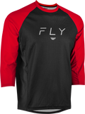 Ripa 3/4 Sleeve Jersey Black/Red Xl