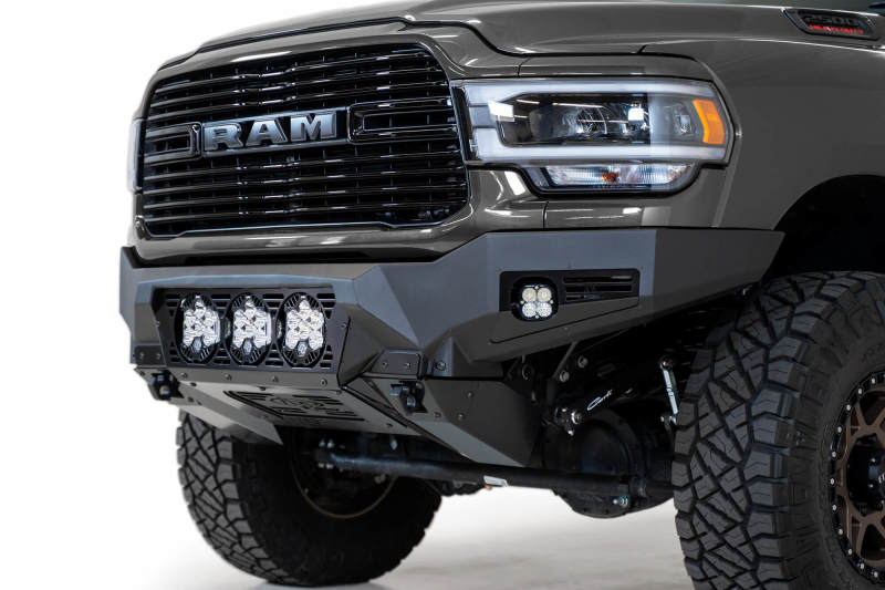 Addictive Desert Designs 19-21 Ram 2500/3500 Bomber HD Front Bumper (Baja Designs LP6 Mounts)