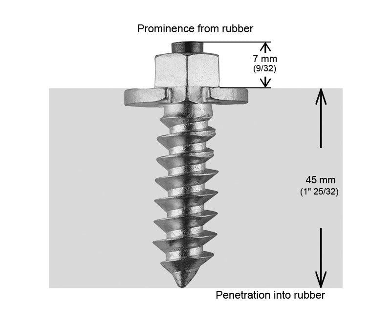 2" 50mm Shoulder Studs Qty 1000