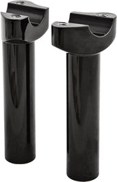 H Bar Risers 5 1/2"  Straight Black