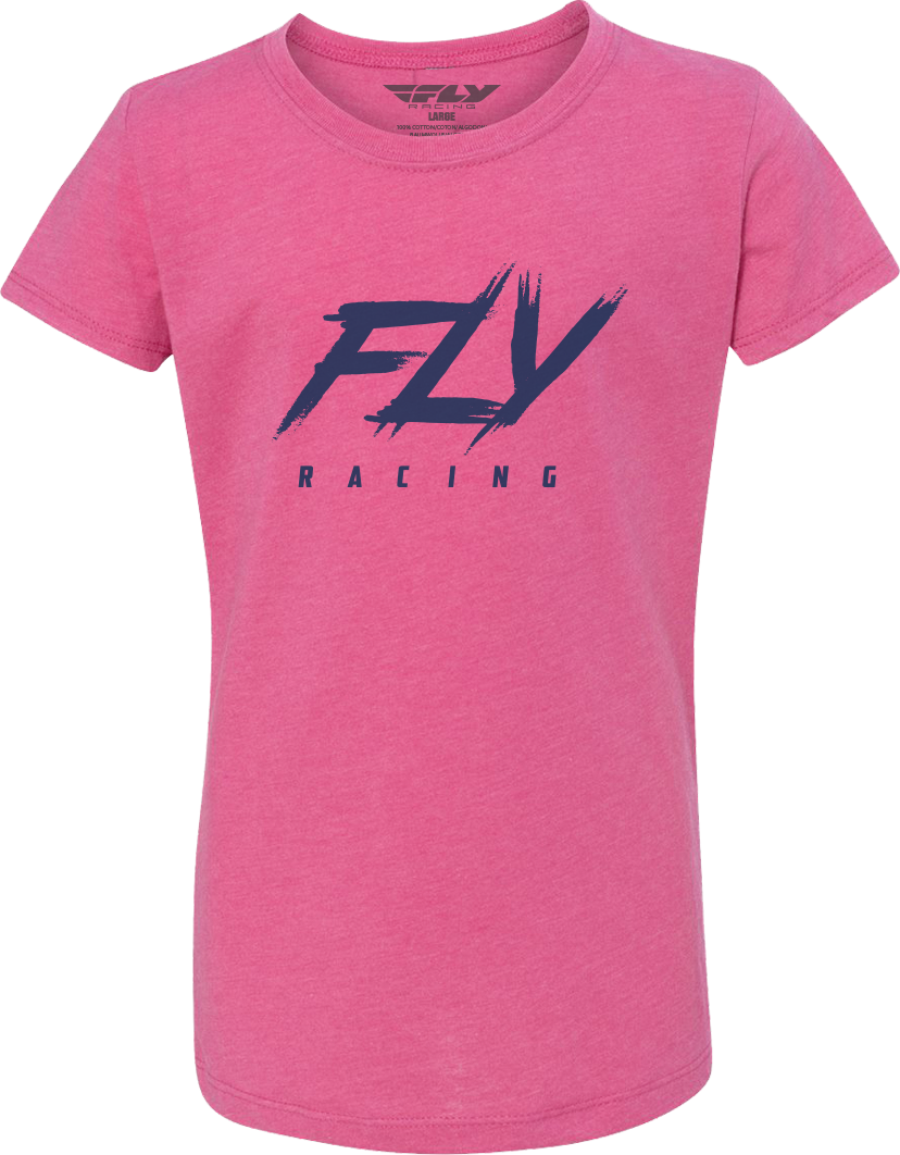 Girl's Fly Edge Tee Pink Ym