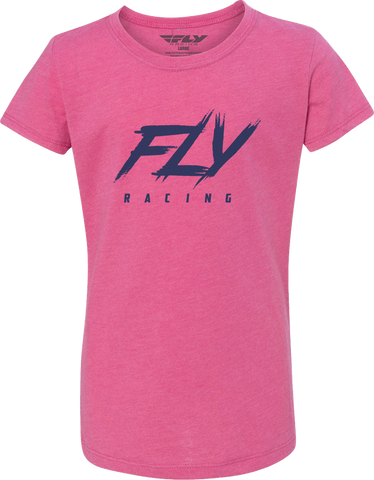 Girl's Fly Edge Tee Pink Ym