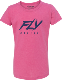Girl's Fly Edge Tee Pink Ym