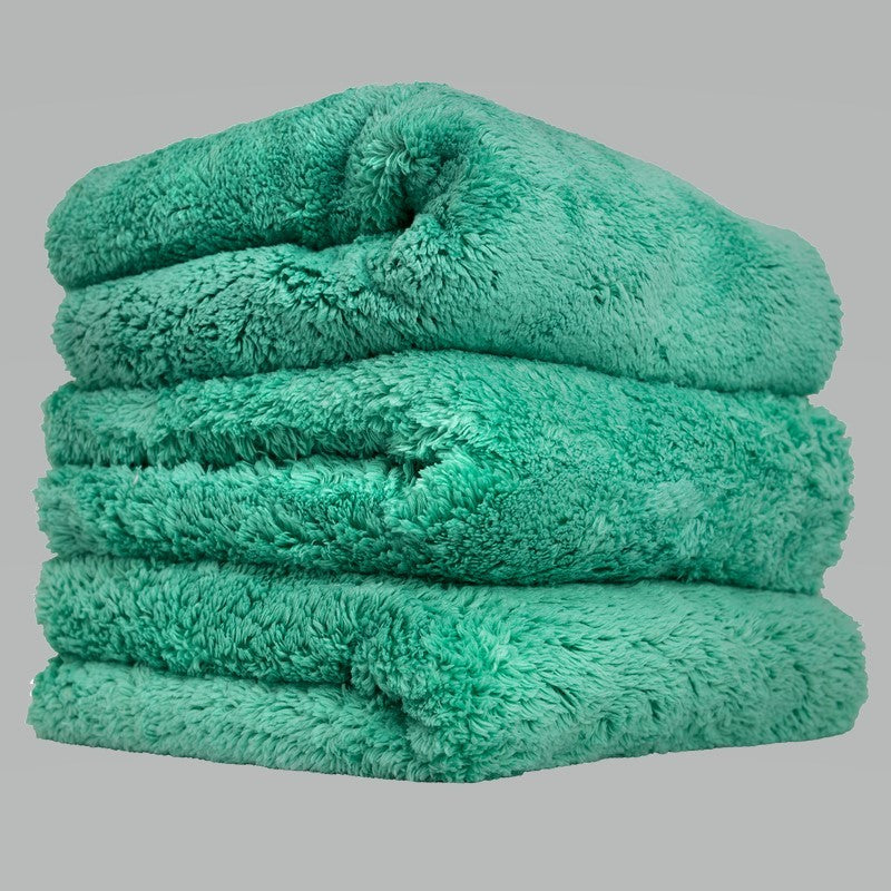 Chemical Guys Ultra Edgeless Microfiber Towel - 16in x 16in - Green - 3 Pack - Case of 16