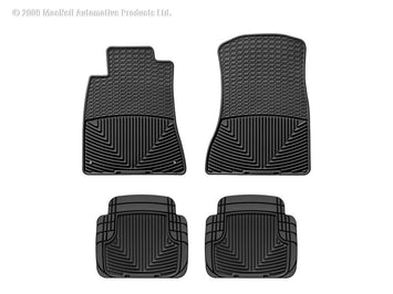 WeatherTech 02-10 Lexus SC 430 Front and Rear Rubber Mats - Black