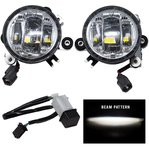 Led Fog Light Kit Chrome Hon