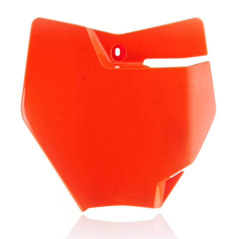 Front Number Plate Orange