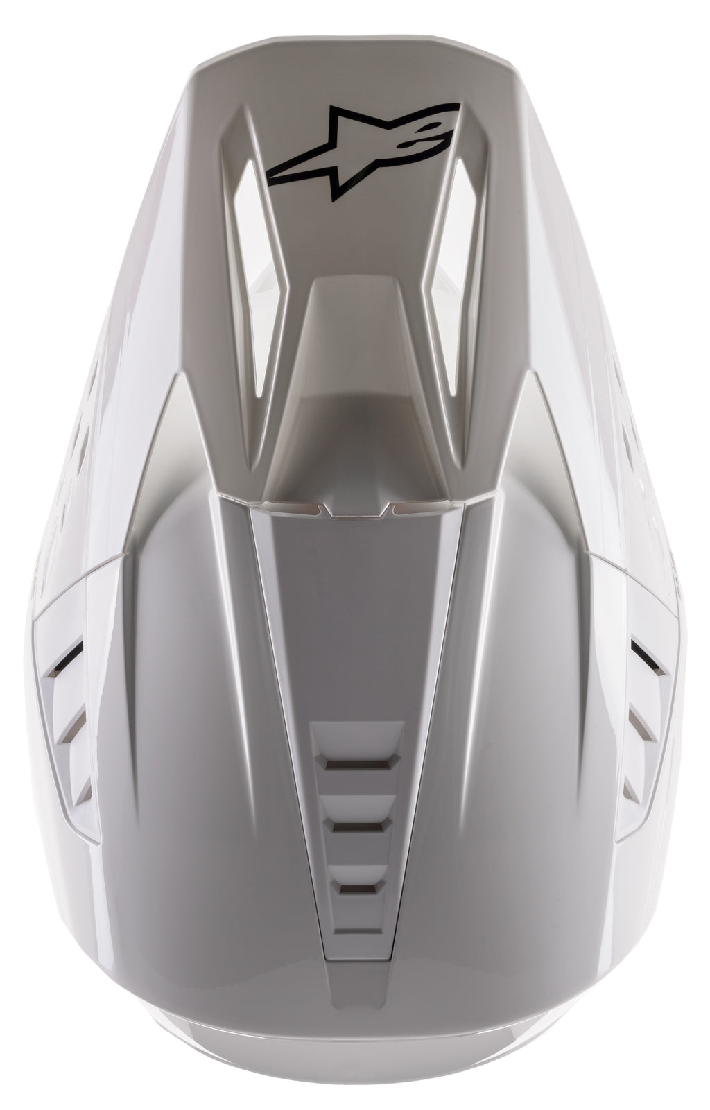 S M5 Solid Helmet White Glossy Xs