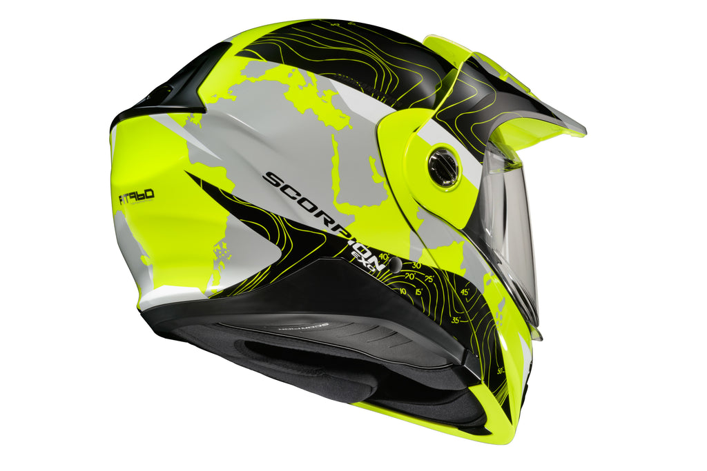 Exo At960 Modular Helmet Topographic Hi Vis/Black Lg