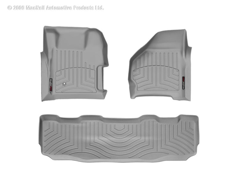 WeatherTech 99-07 Ford F250/F350/F450/F550 Front and Rear Floorliners - Grey