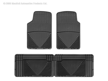 WeatherTech 91-04 Isuzu Rodeo Front and Rear Rubber Mats - Black