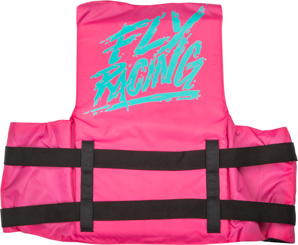 Nylon Flotation Vest Neon Pink/Teal Lg/Xl