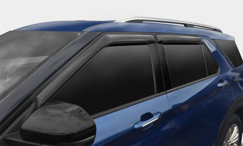 AVS 21-22 Jeep Grand Cherokee Ventvisor Outside Mount Window Deflectors 4pc - Smoke