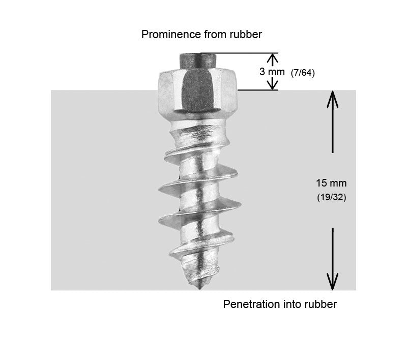 18mm Standard Screw Studs Qty 200